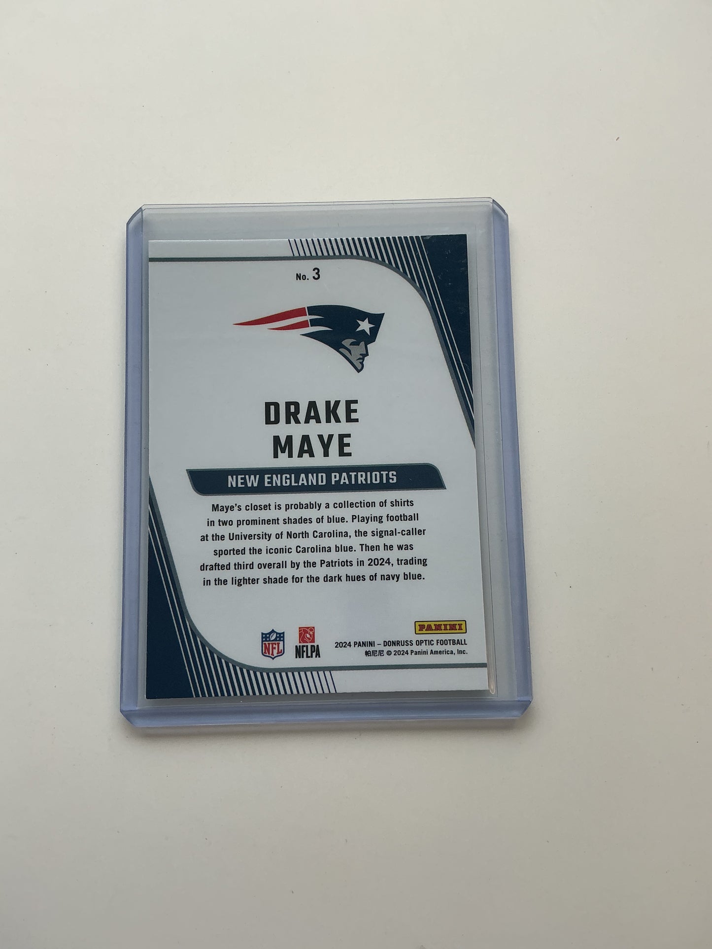 Drake Maye Primary Colors Optic RC