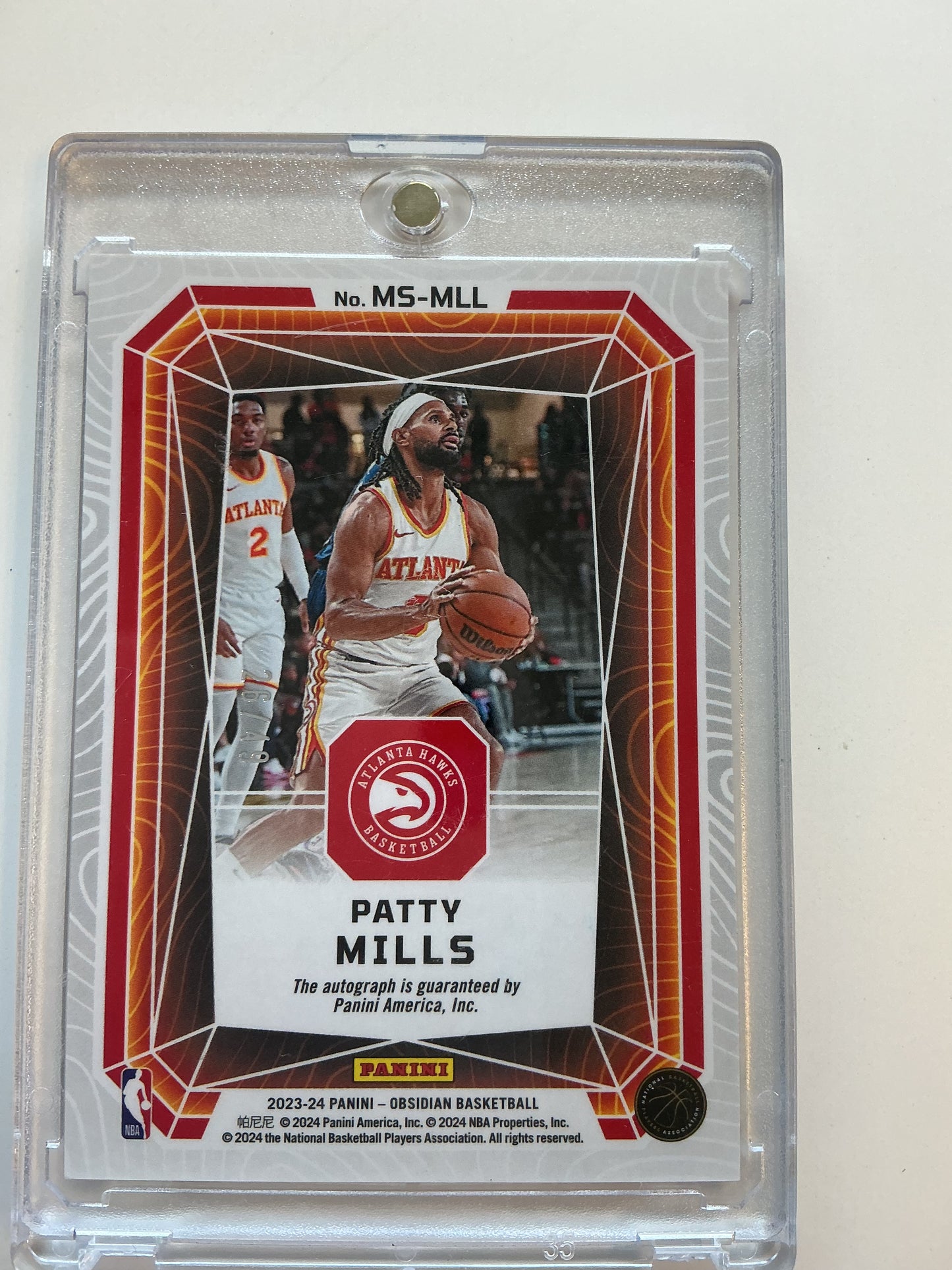 Patty Mills Autographed card 26/49