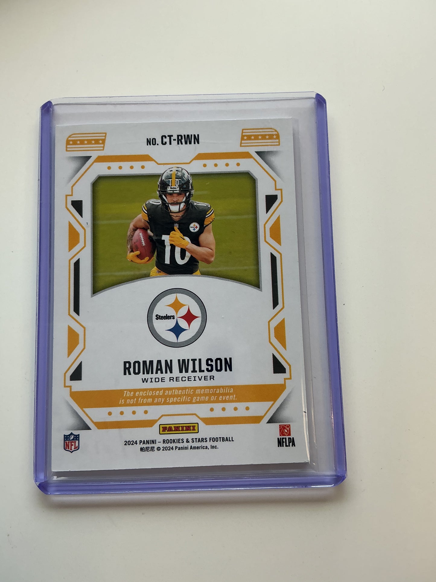Roman Wilson Jersey card 103/399