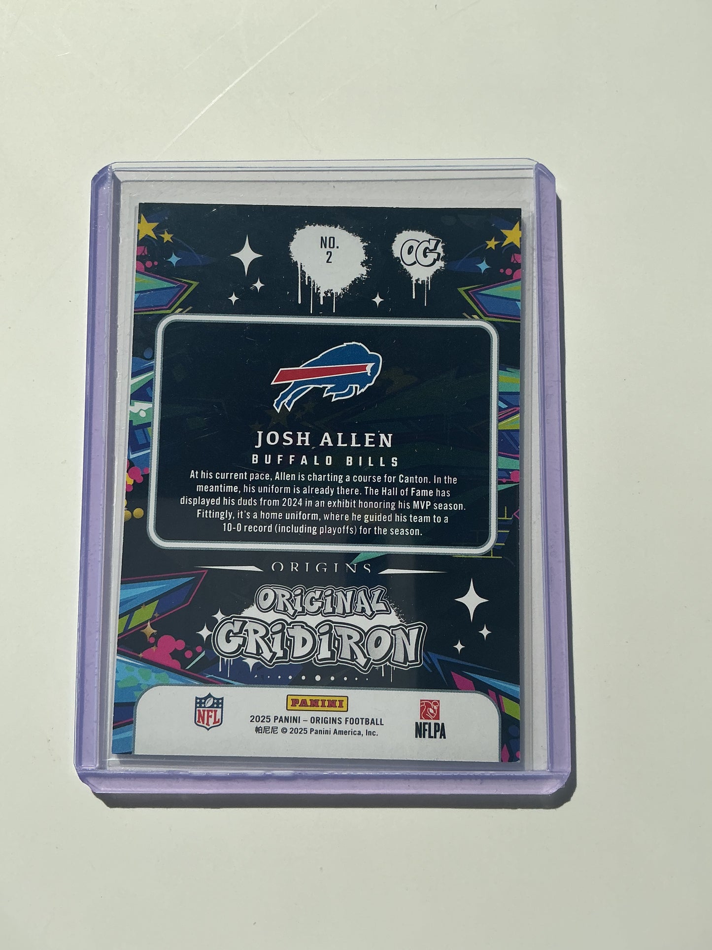 Josh Allen Origins Original Gridiron