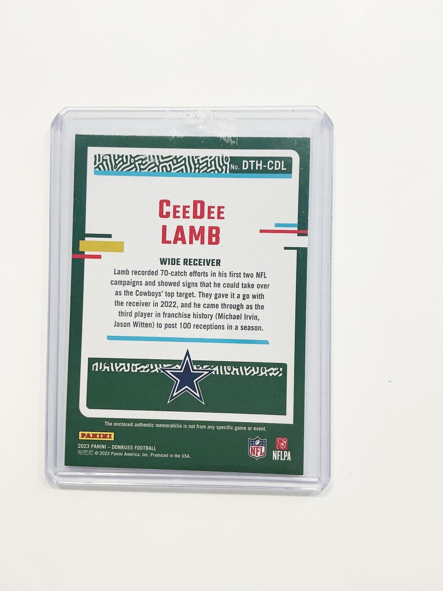 CeeDee Lamb jersey card