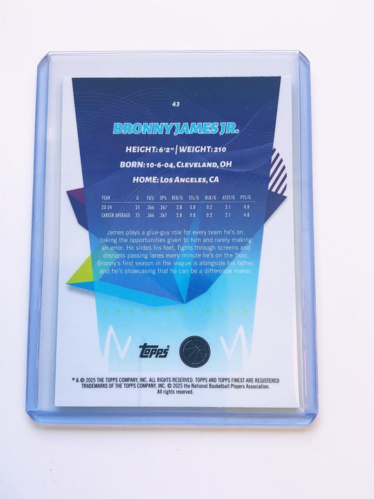 Bronny James Jr. Rookie card