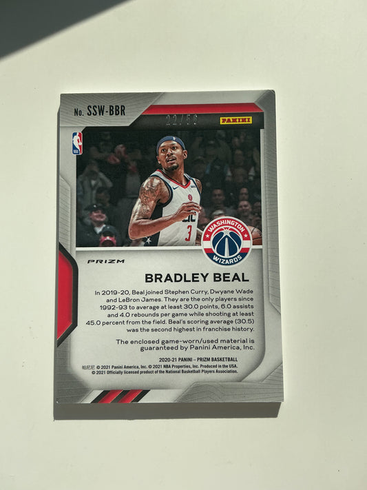 Bradley Beal Game-Worn jersey card 22/56