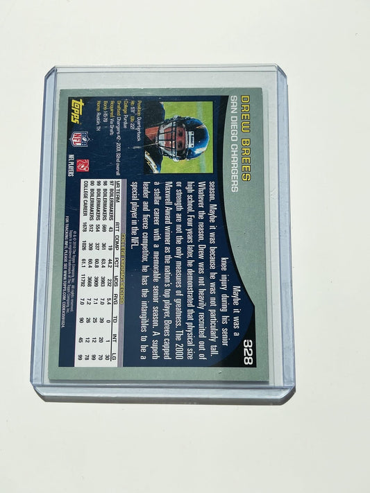 Drew Brees Rookie card