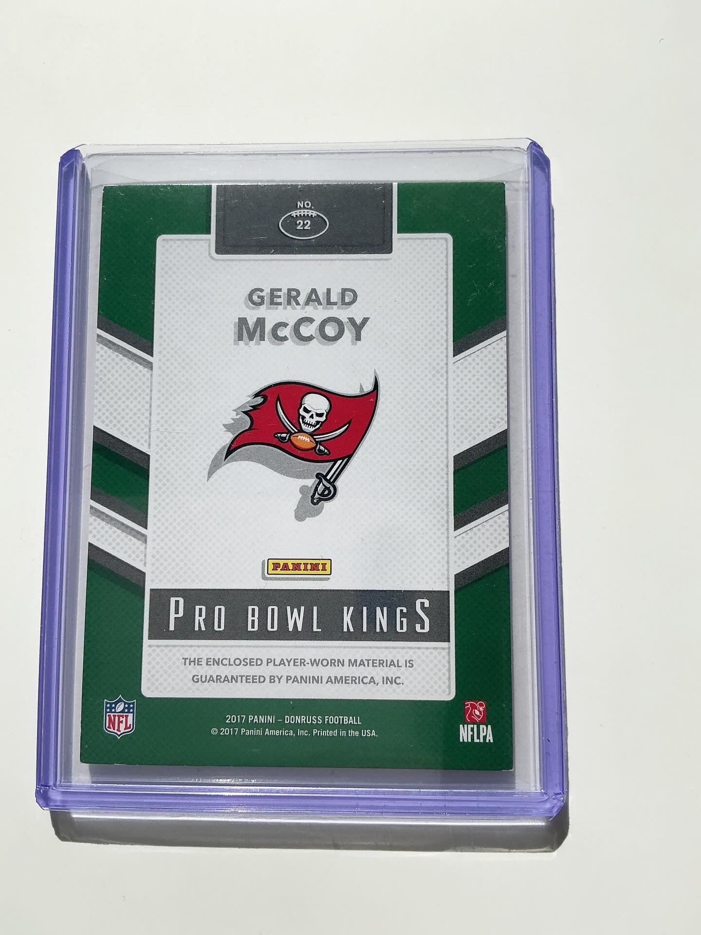 Gerald McCoy Jersey card 88/99