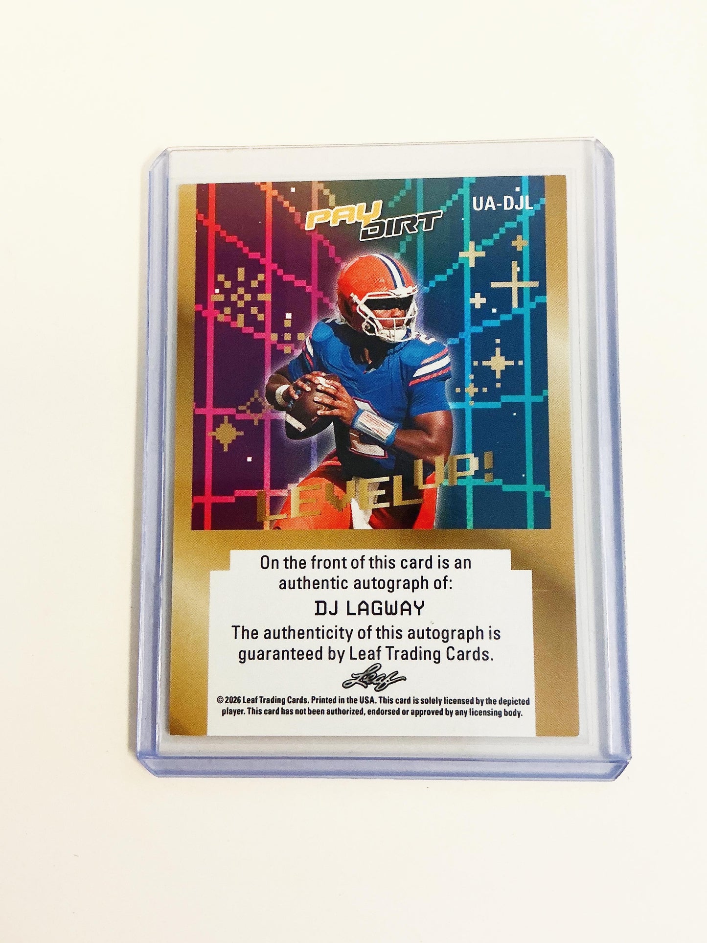 DJ Lagway Autographed 3/10 , Leaf 2025