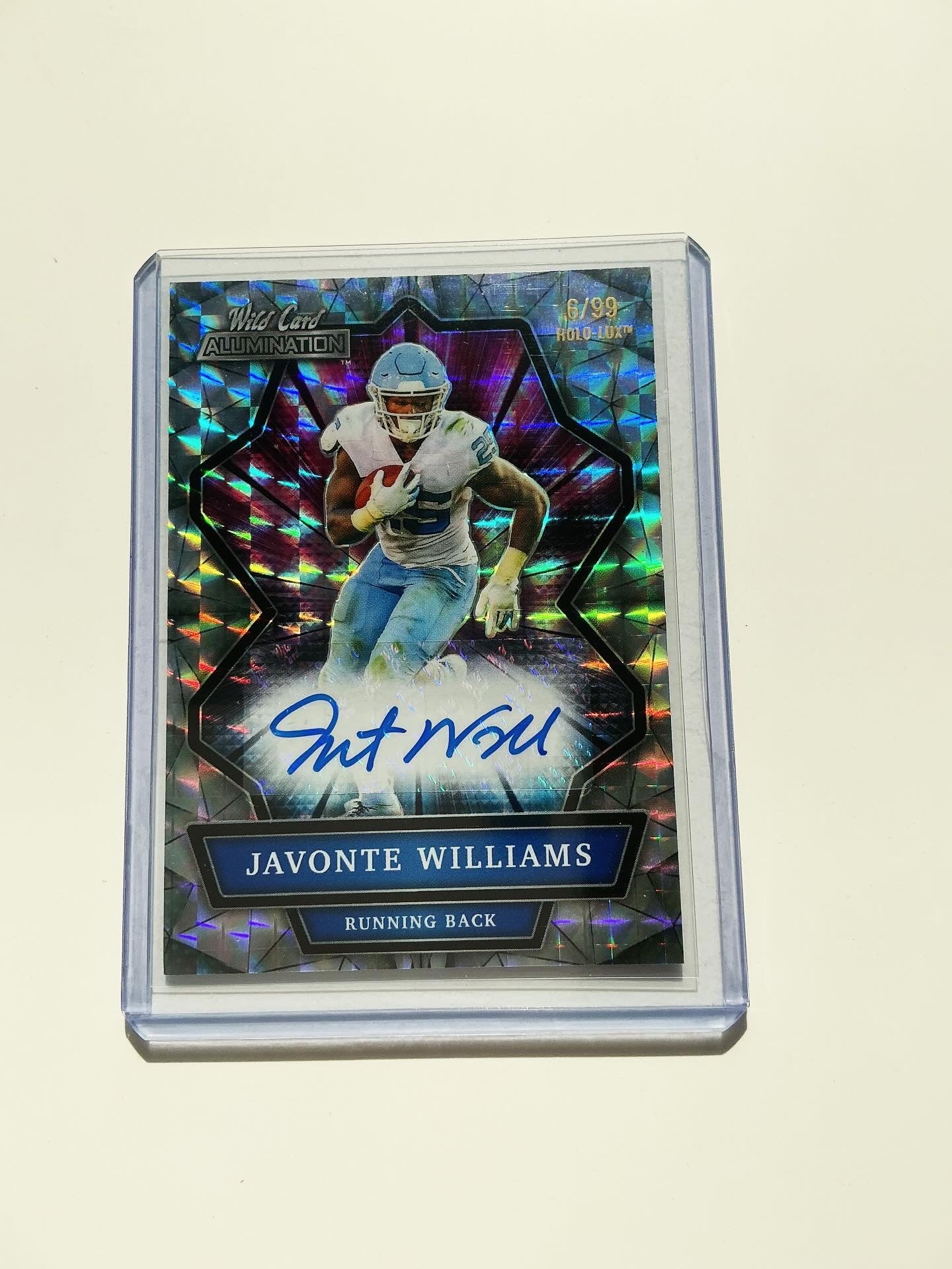 Javonte Williams Autograph card 6/99