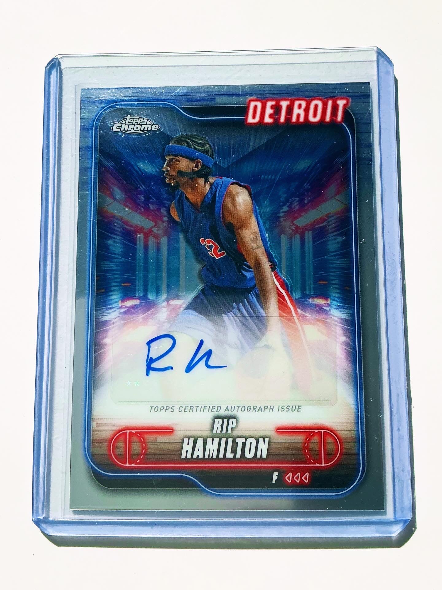 Rip Hamilton Topps Chrome Autograph 2025