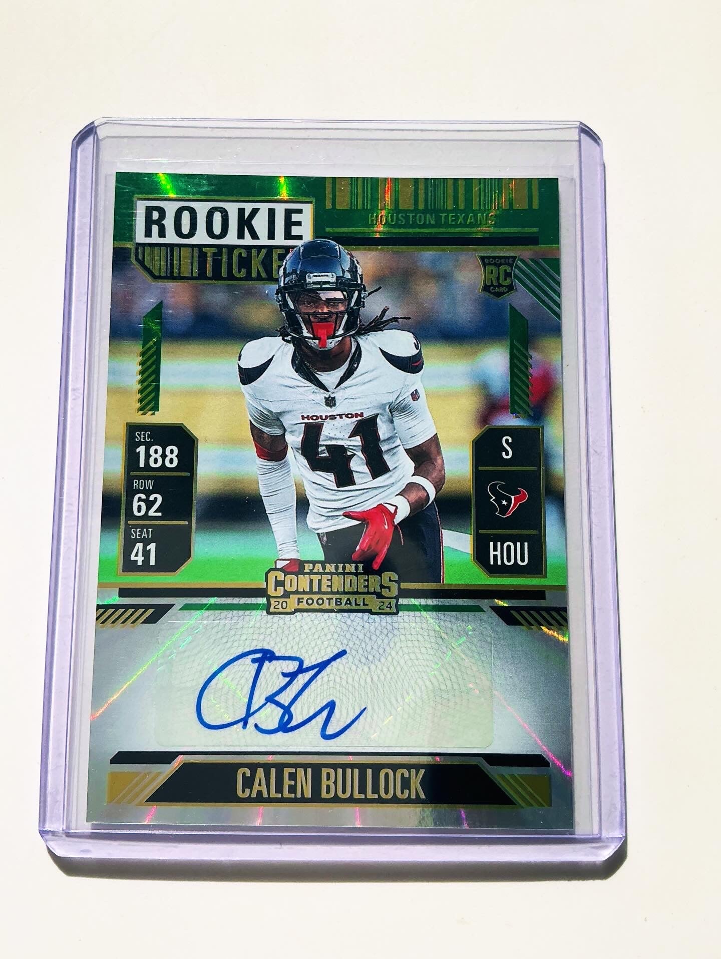 Calen Bullock Autographed RC