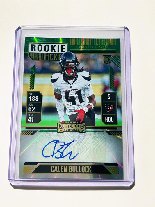 Calen Bullock Autographed RC