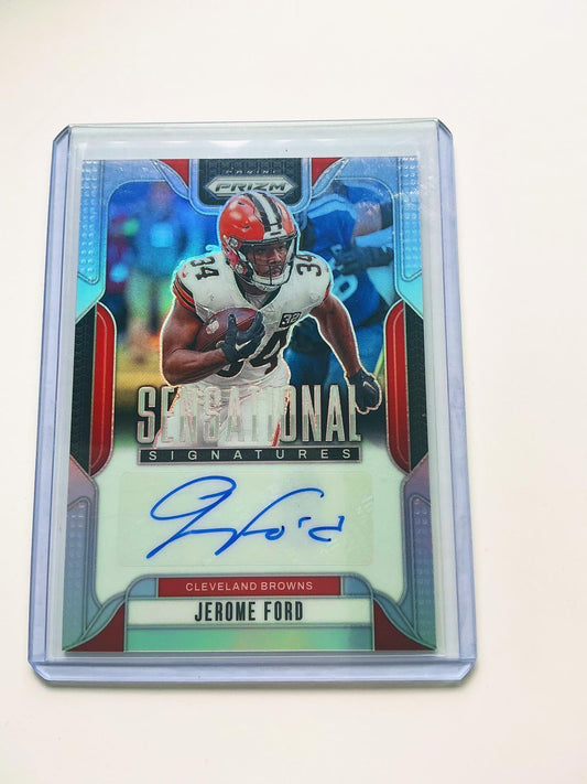 Jerome Ford Autograph 19/149