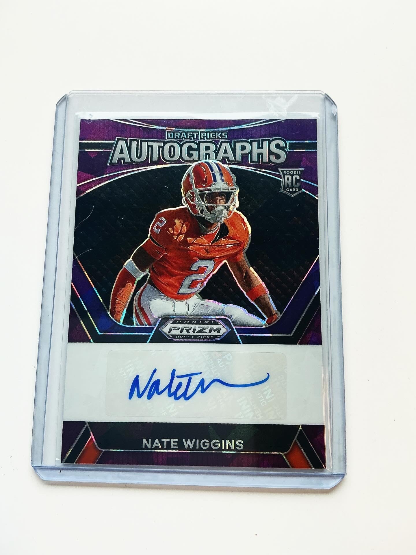 Nate Wiggins Autographed 65/99 Rookie Card