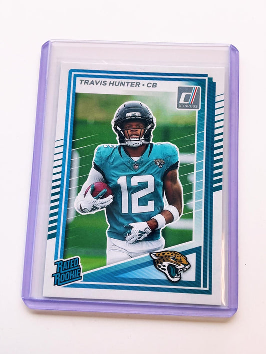 Travis Hunter Donruss Rated Rookie card