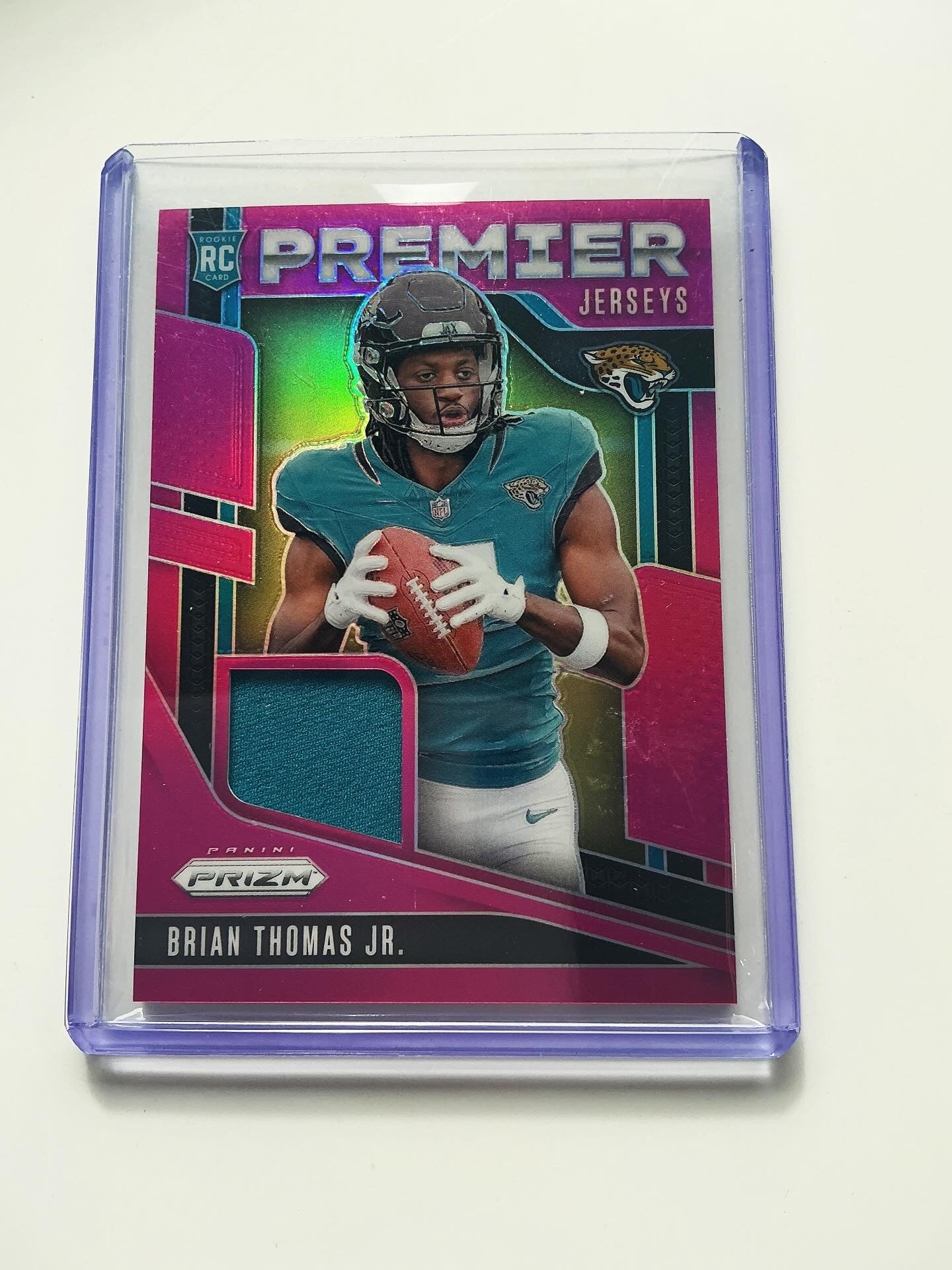 Brian Thomas Jr RC Jersey Card