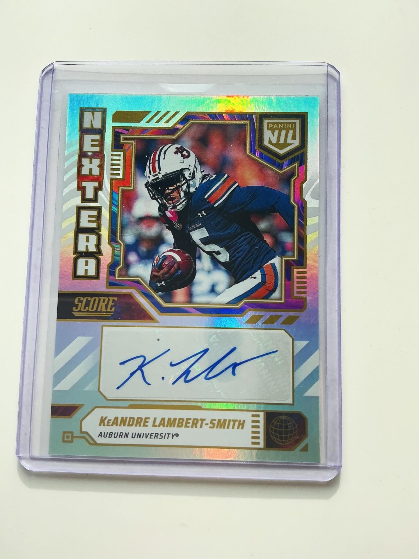 Keandre Lambert-Smith Autographed card