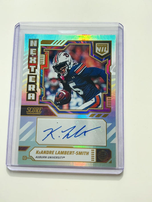 Keandre Lambert-Smith Autographed card