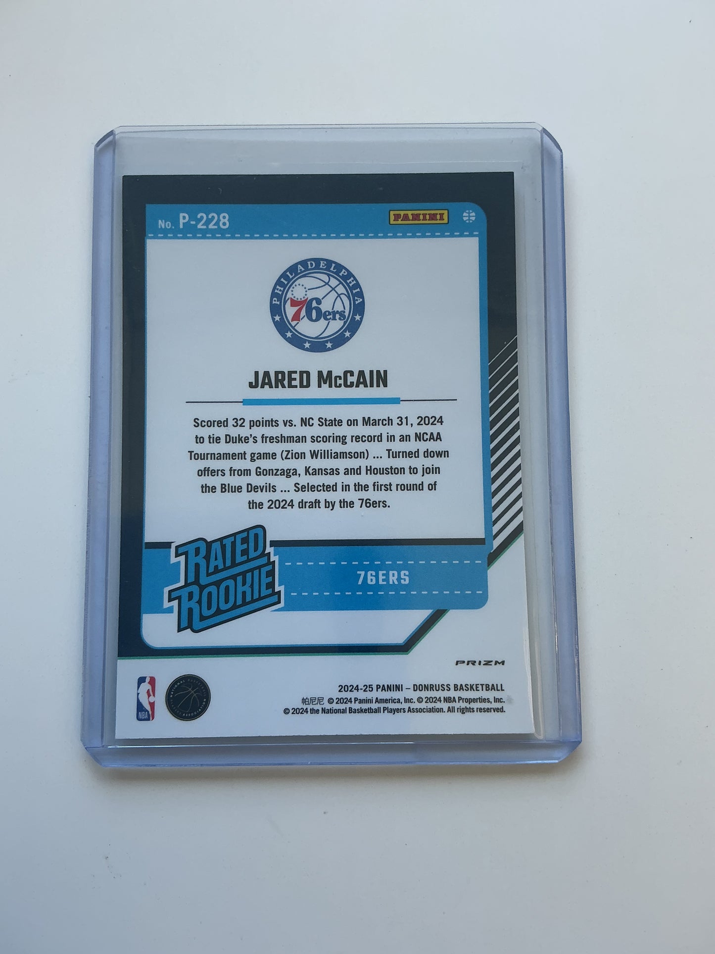 Jared McCain green optic Rookie