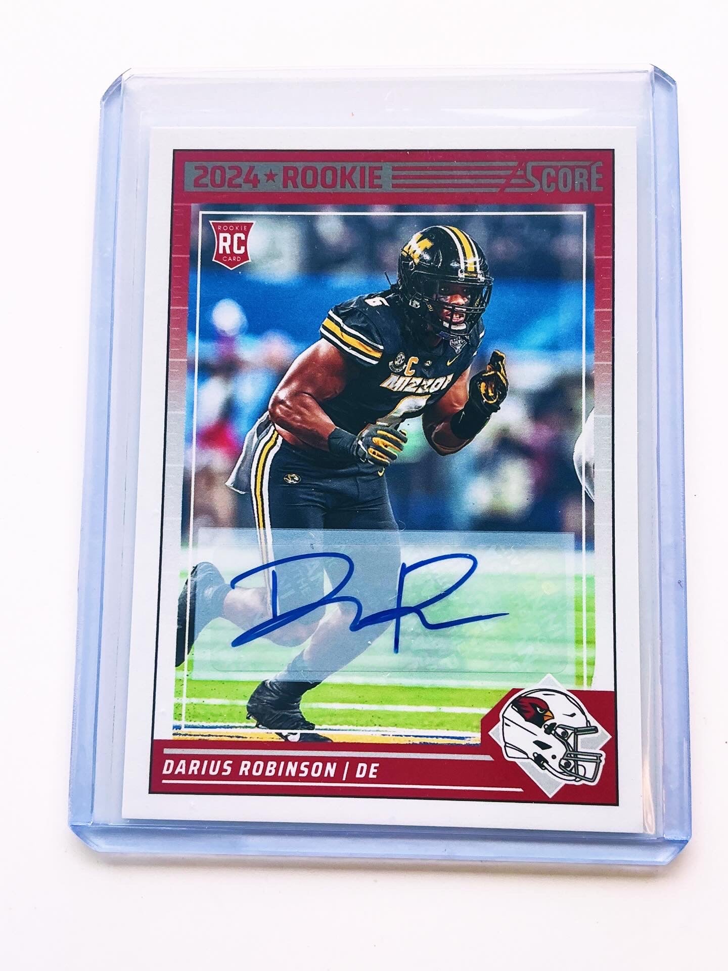 Darius Robinson Autographed score RC