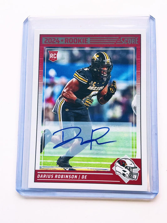 Darius Robinson Autographed score RC