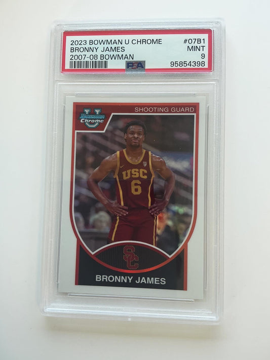 Bronny James PSA mint 9