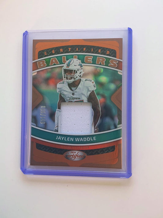 Jaylen Waddle Jersey card 95/149