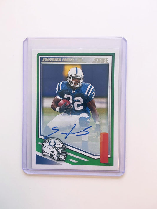 Edgerrin James Autograph card