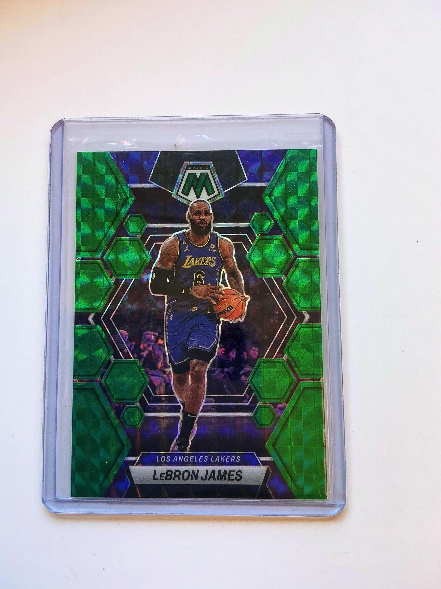 LeBron James Green Mosaic