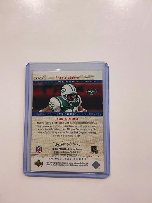 Curtis Martin 2005 Jersey card