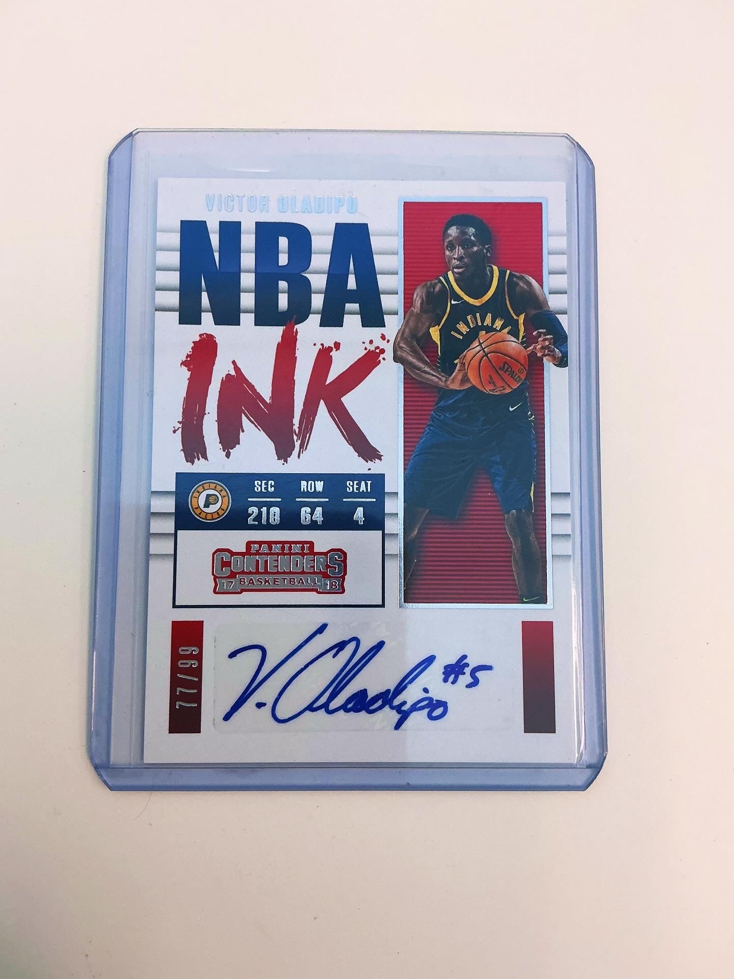 Victor Oladipo Autograph card 77/99