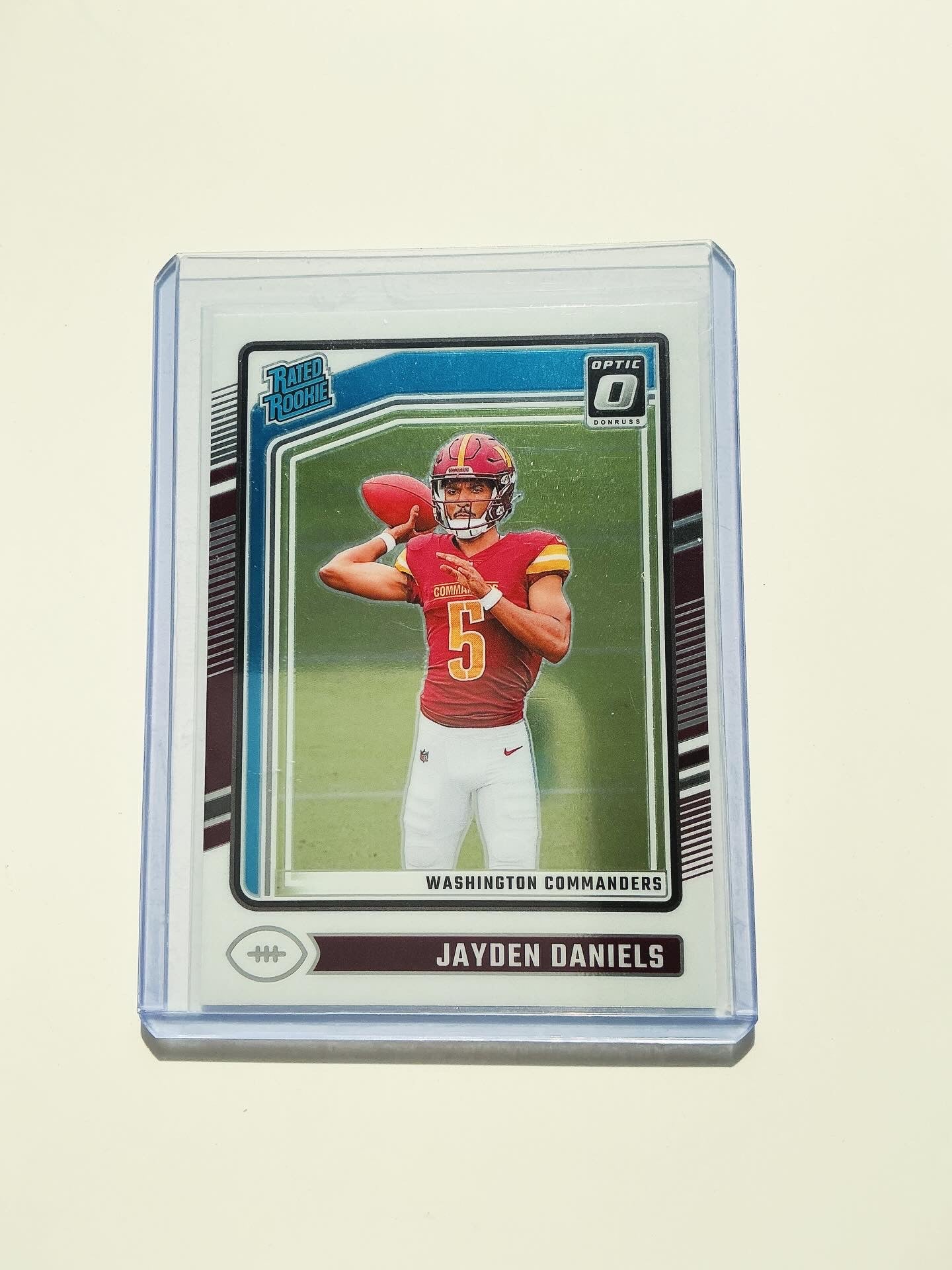 Jayden Daniels optic rookie card