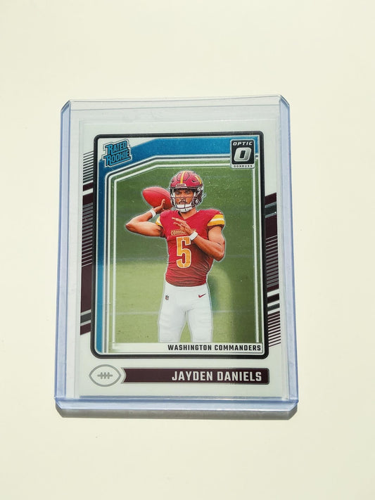 Jayden Daniels optic rookie card