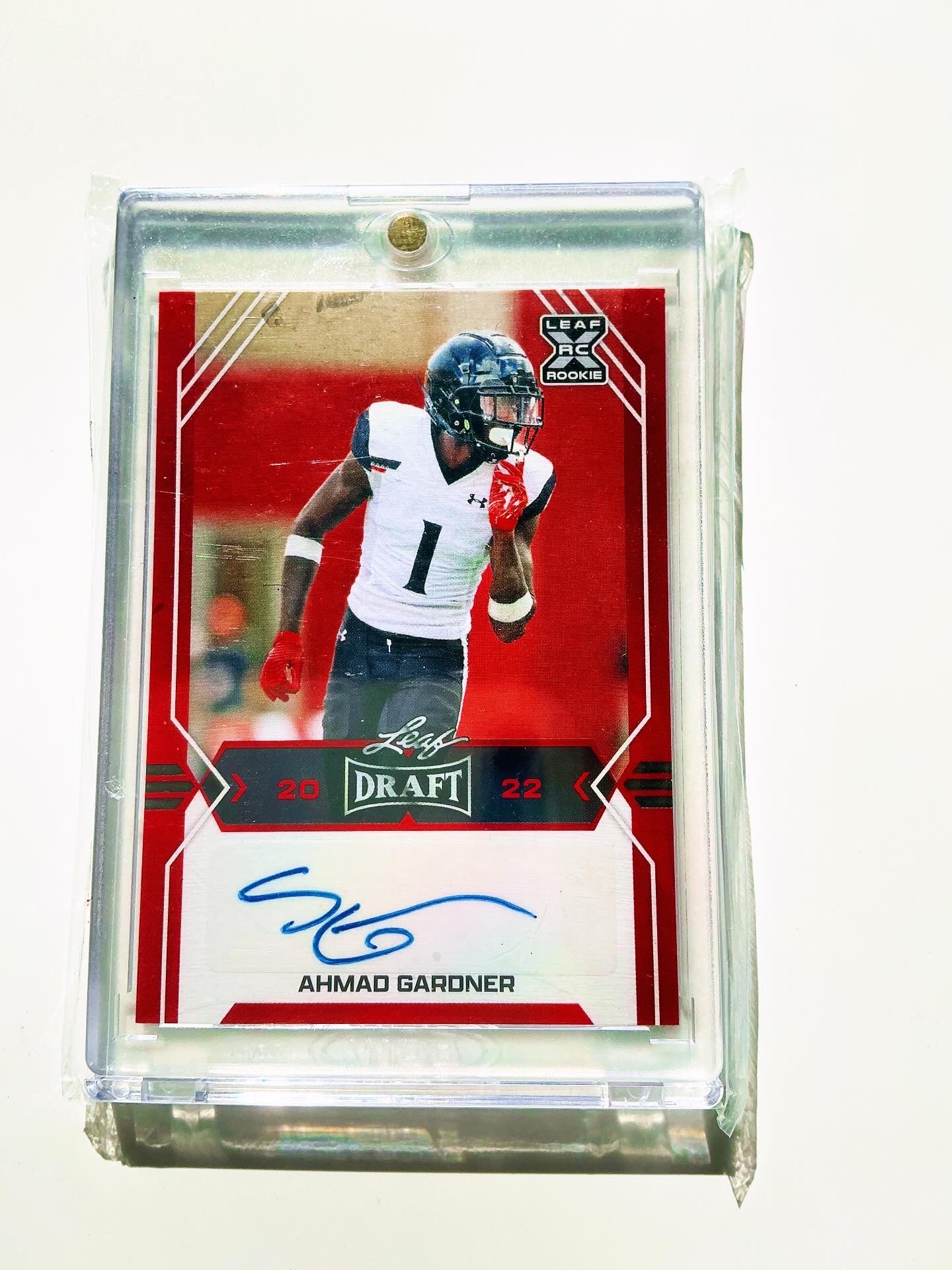 Sauce Gardner Autographed Rookie card