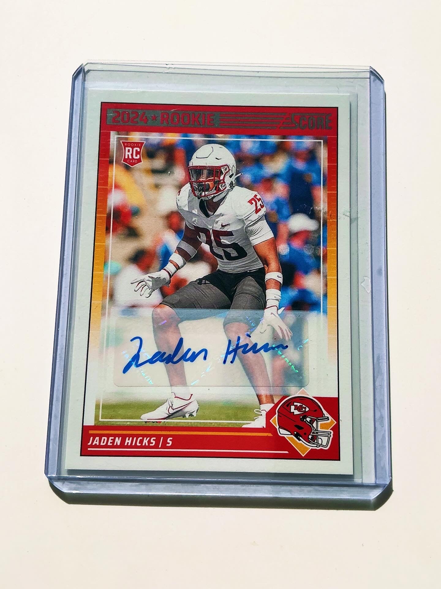 Jaden Hicks Autographed Rookie card