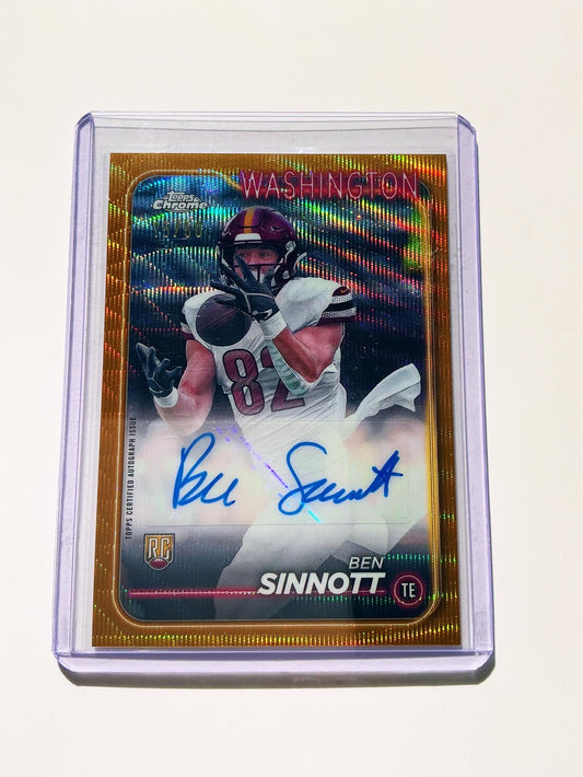 Ben Sinnott Autographed Rookie card 15/50