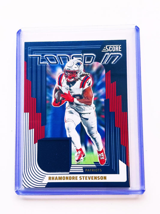 Rhamondre Stevenson Jersey patch card