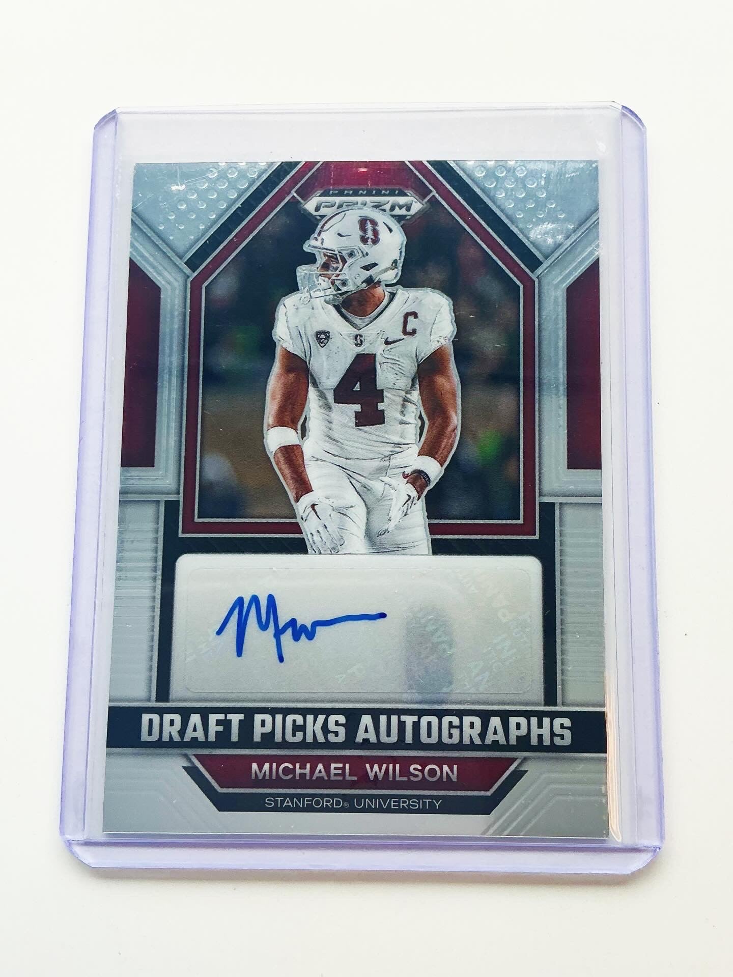 Michael Wilson Autographed Draft Prizm