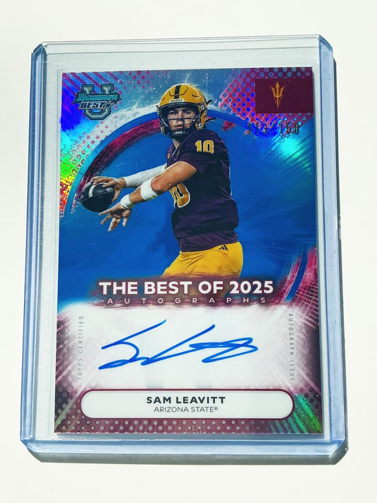Sam Leavitt Autograph card 113/150