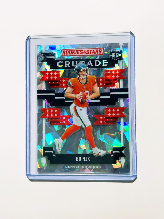 Bo Nix Rookie Crusade Cracked Ice 10/18
