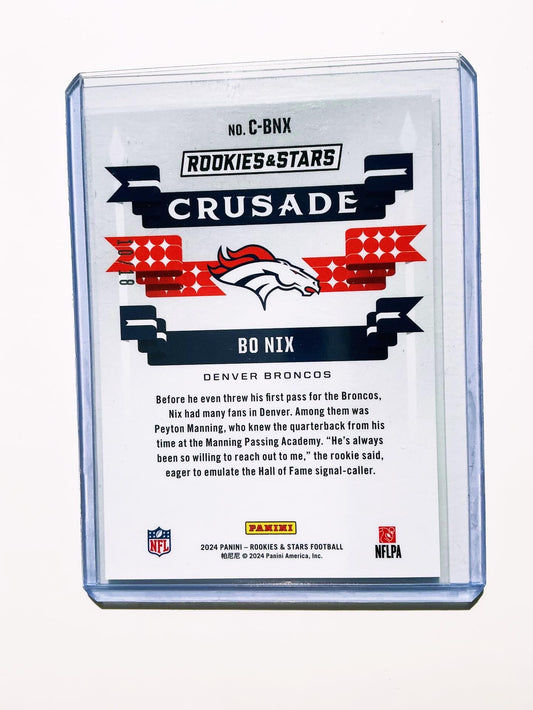 Bo Nix Rookie Crusade Cracked Ice 10/18