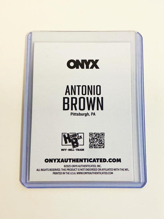 Antonio Brown Autographed Card