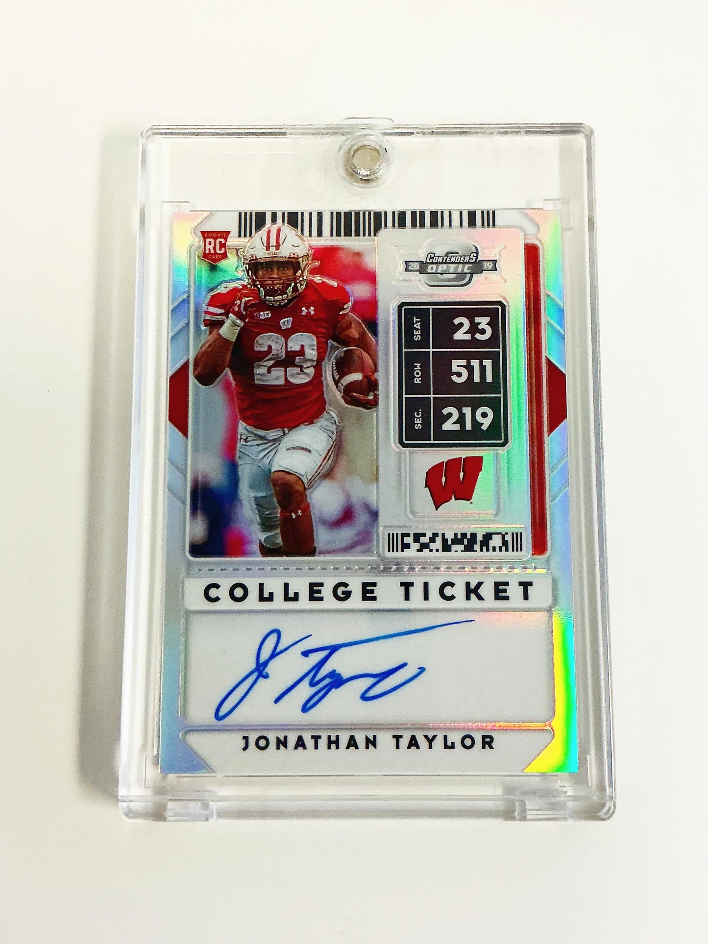 Jonathan Taylor Optic RC Autograph