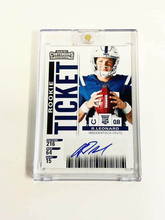 Riley Leonard Autographed Rookie Ticket