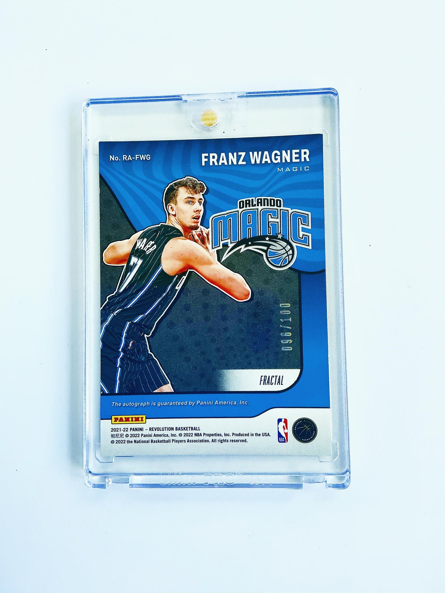 Franz Wagner 96/100 Autographed RC