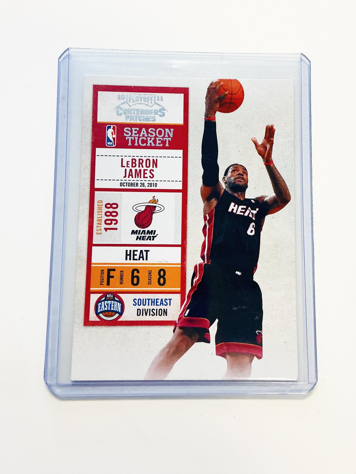 LeBron James season ticket 2010-2011