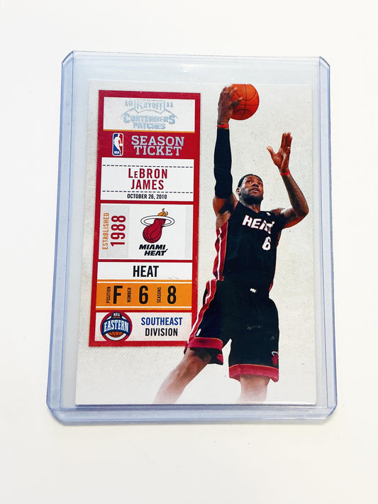 LeBron James season ticket 2010-2011