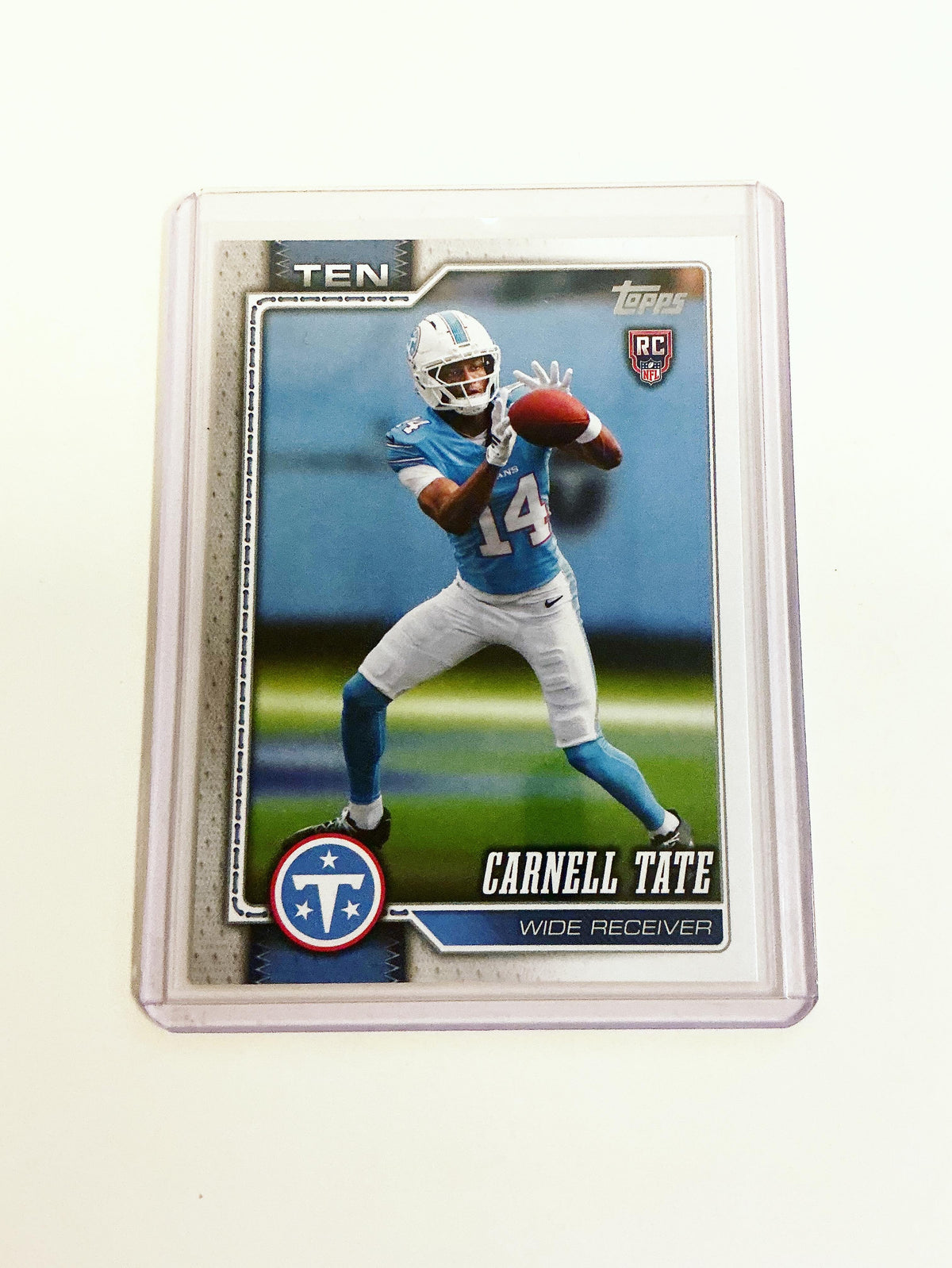 Carnell Tate Topps Flagship Rookie Card