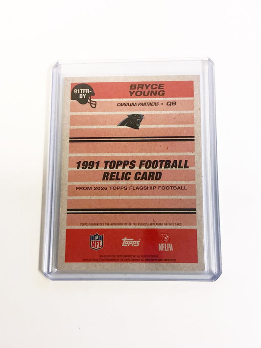 Bryce Young Topps Relic Card