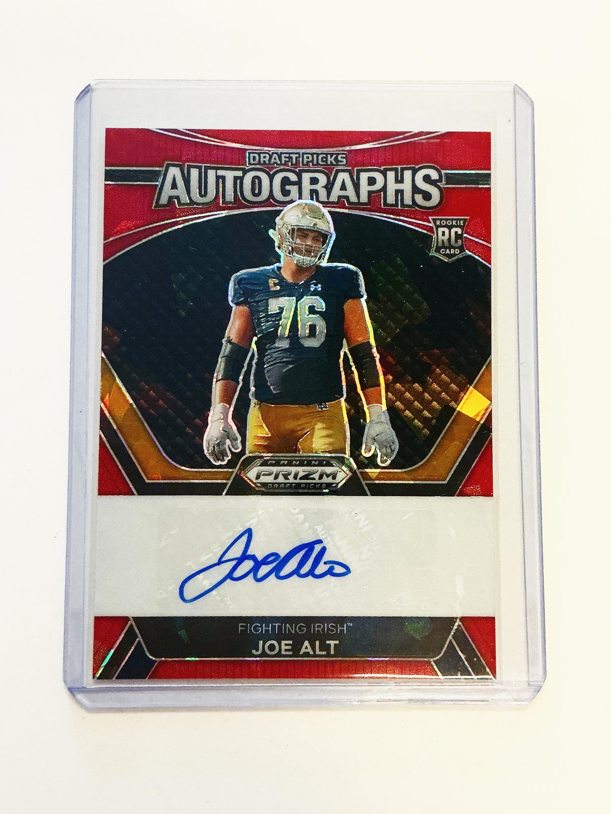Joe Alt Draft Pick Autograph